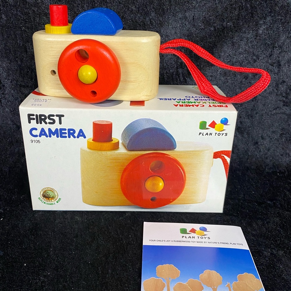 Plan Toys Wood Wooden PlayCamera Pretend Play